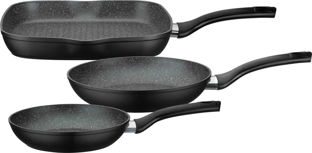 XXXLutz SADA PANVÍC povrch Vitaflon® Quarzit 3-dielne 20+24+28 cm GSW - Online Only bytové doplnky - 005240006601