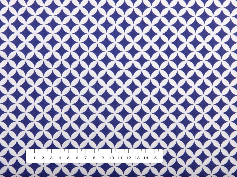 Biante Bavlnený oválny obrus Sandra SA-241 Tmavo modré Maroko 140x200 cm
