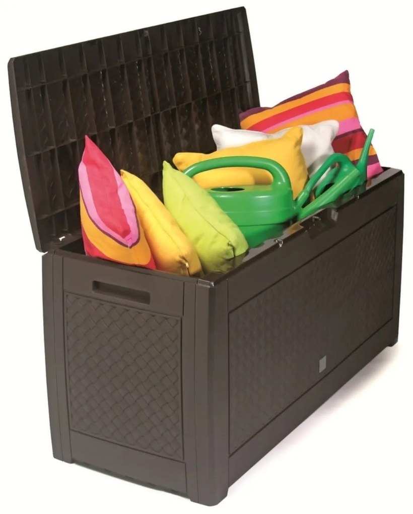 PROSPERPLAST Záhradný box Boxom MATUBA umbra 119cm - 310L