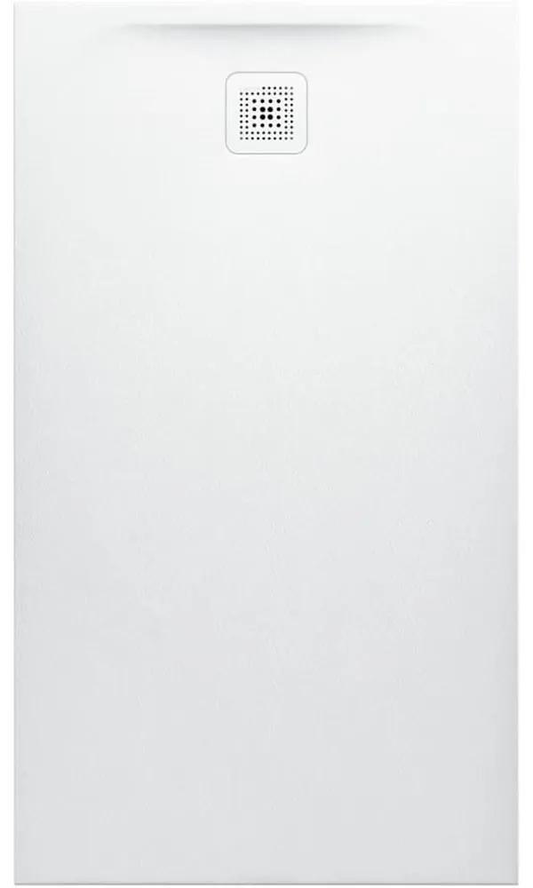 LAUFEN Pro obdĺžniková sprchová vanička z materiálu Marbond, odtok na kratšej strane, 1400 x 800 x 42 mm, biela matná, H2129560000001