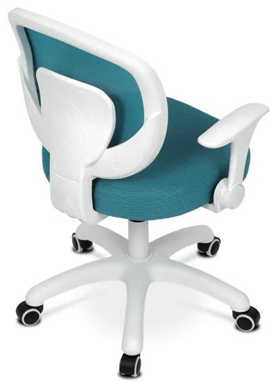 Autronic BONTEC Detská stolička, výškovo nastaviteľná, modrá sieťovina, KA-K1062 BLUE Farba: Ružová