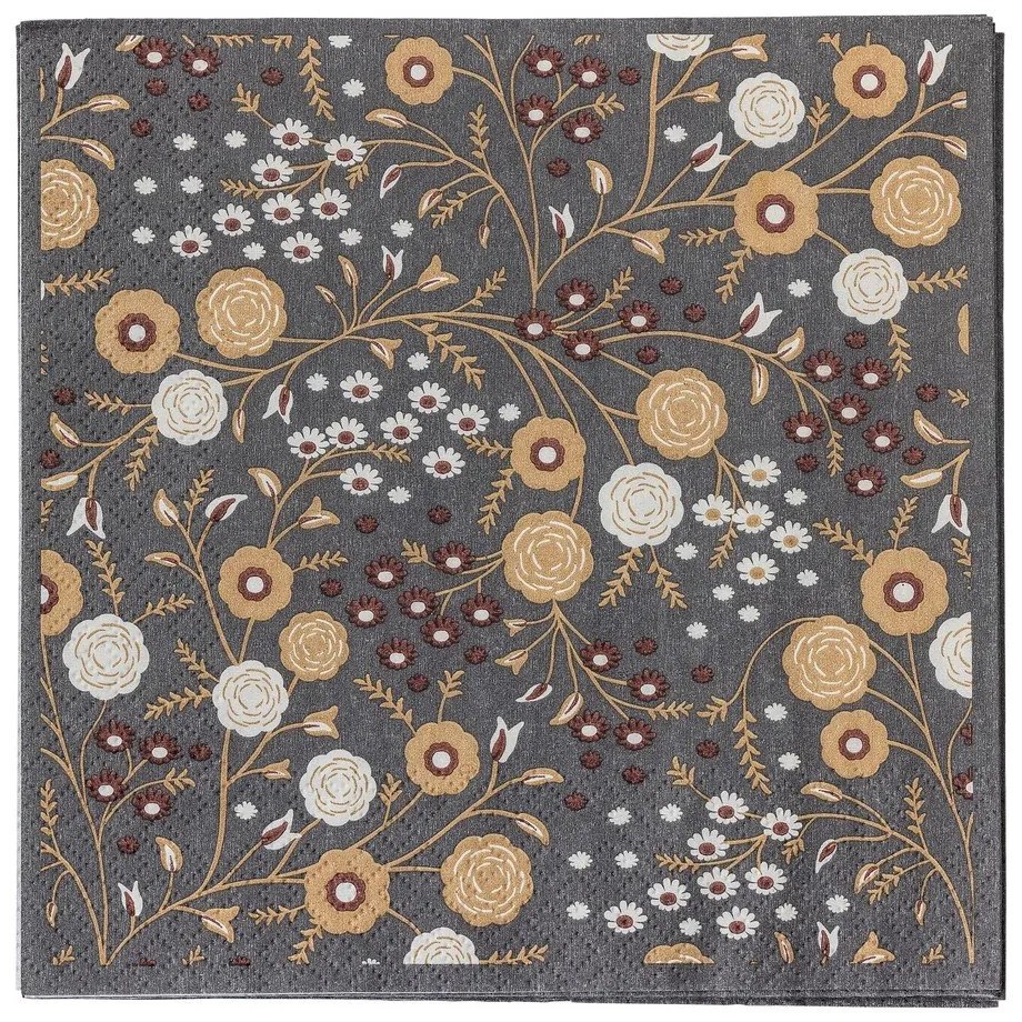 Papierové obrúsky v súprave 20 ks 33x33 cm Eydis – Bloomingville