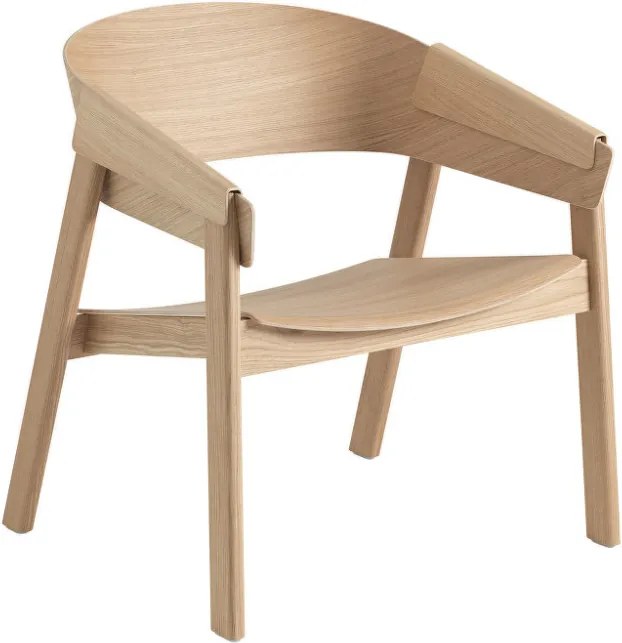 Muuto Kreslo Cover Lounge Chair, oak