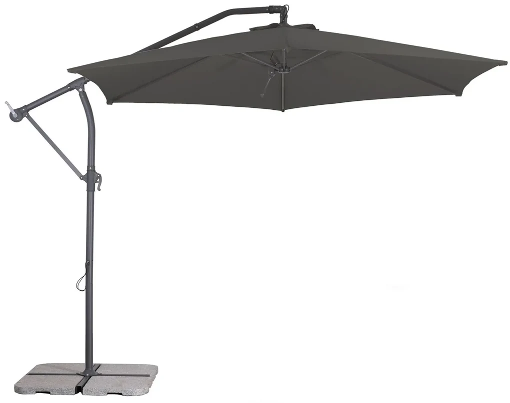 Schneider Slnečník Palmera, Ø 300 cm (antracitová)  (100251557)