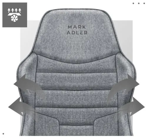 Kancelárska stolička Mark Adler - Boss 4.2 Grey