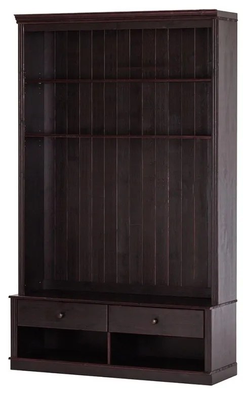 Hnedá TV zostava z borovicového dreva 140x223 cm Anita – Støraa