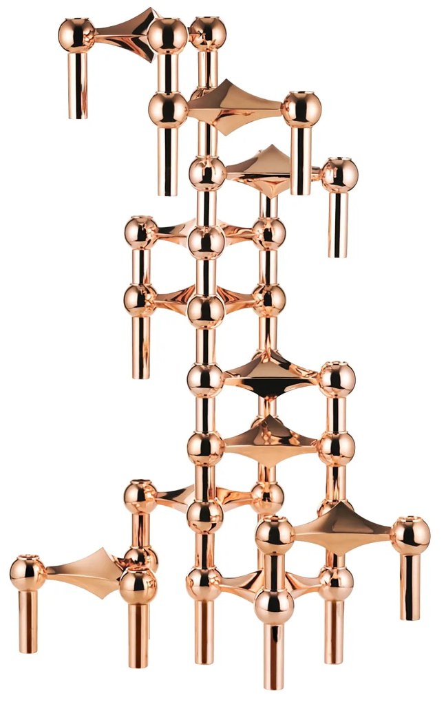 Stoff Nagel Designový svietnik STOFF Nagel Rose Gold