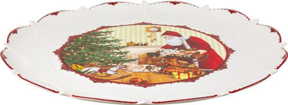 Toy 's Fantasy tanier na cukrovinky, Santa a deti, 42 cm, Villeroy & Boch