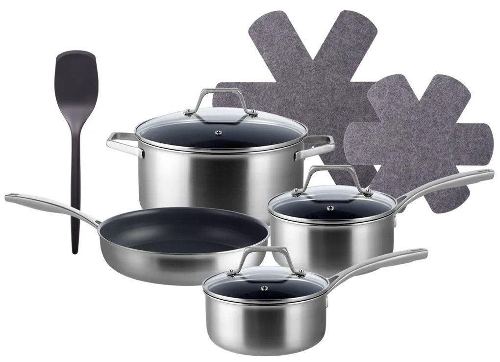 Štartovací set hrncov a panvíc 10 ks - Sirius Terra Multi-layer Lunasol - 601214