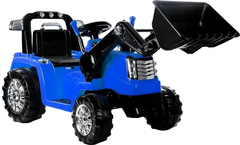 LEAN CARS Elektrický traktor na batérie ZP1005 pre deti modrý