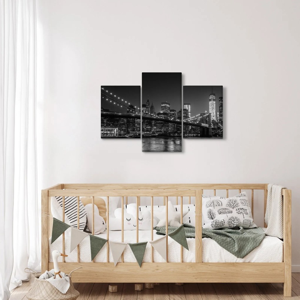 Obraz Brooklyn mosta v New Yorku (90x60 cm)