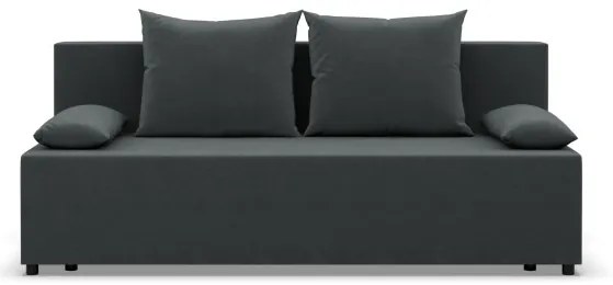 Dvojmiestna pohovka FERMO Kronos rozkladacia, tmavosivá