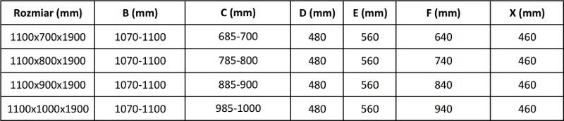 Mexen APIA sprchový kút 110x70, číre-pásy / chrómový profil, 840-110-070-01-20
