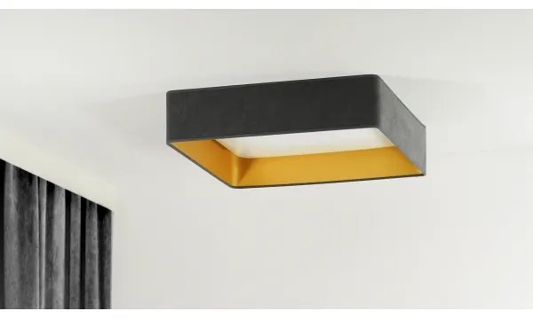Brilagi-LED Stmievateľné svietidlo VELVET SQUARE LED/36W/230V Wi-Fi Tuya+DO šedá