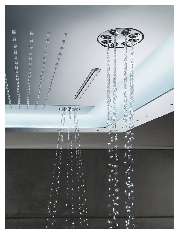 GROHE GROHE Rainshower F-Series 40" AquaSymphony - Stropná sprcha 6+ prúdov s osvetlením, chróm 26373001