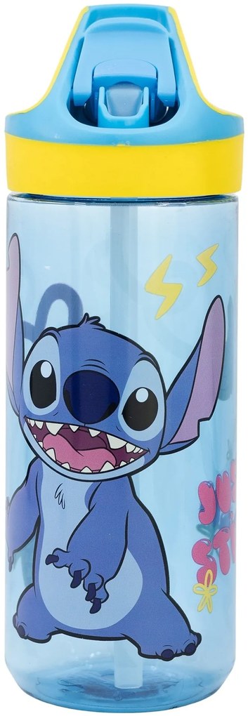 Fľaša na pitie Lilo &amp; Stitch so slamkou - 620 ml