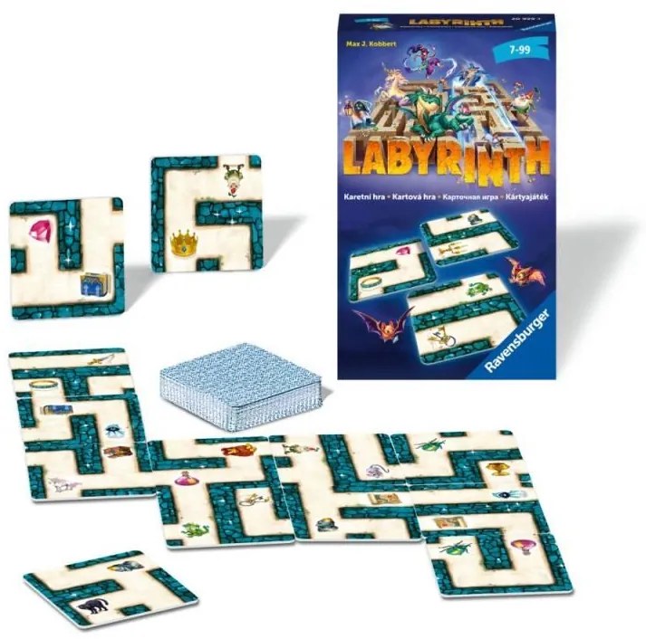 Ravensburger Labyrinth Karetná hra