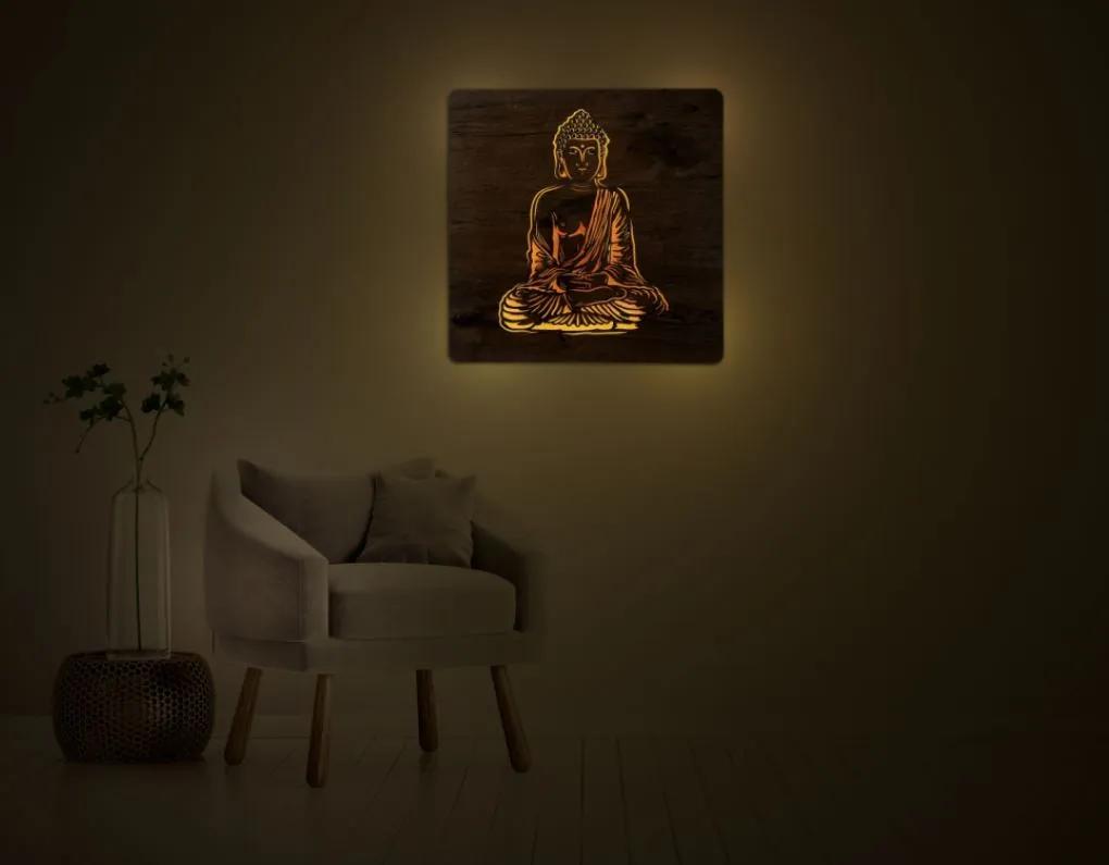 Svietiaci obraz Buddha na batériu