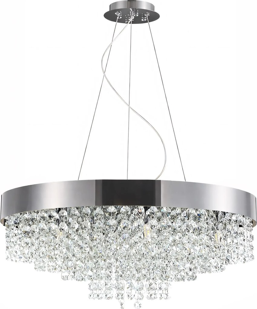 Toolight Toolight, stropné svietidlo 60cm, 16xG9, APP1786-5CP, chrómová, OSW-04057