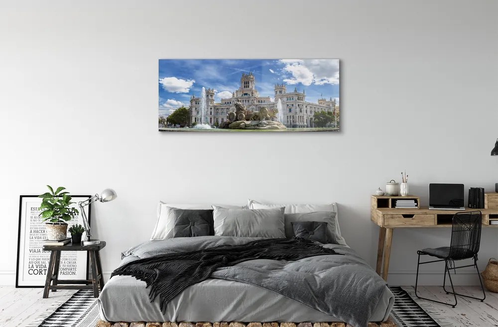 Obraz na akrylátovom skle Spain fountain palace madrid 120x60 cm