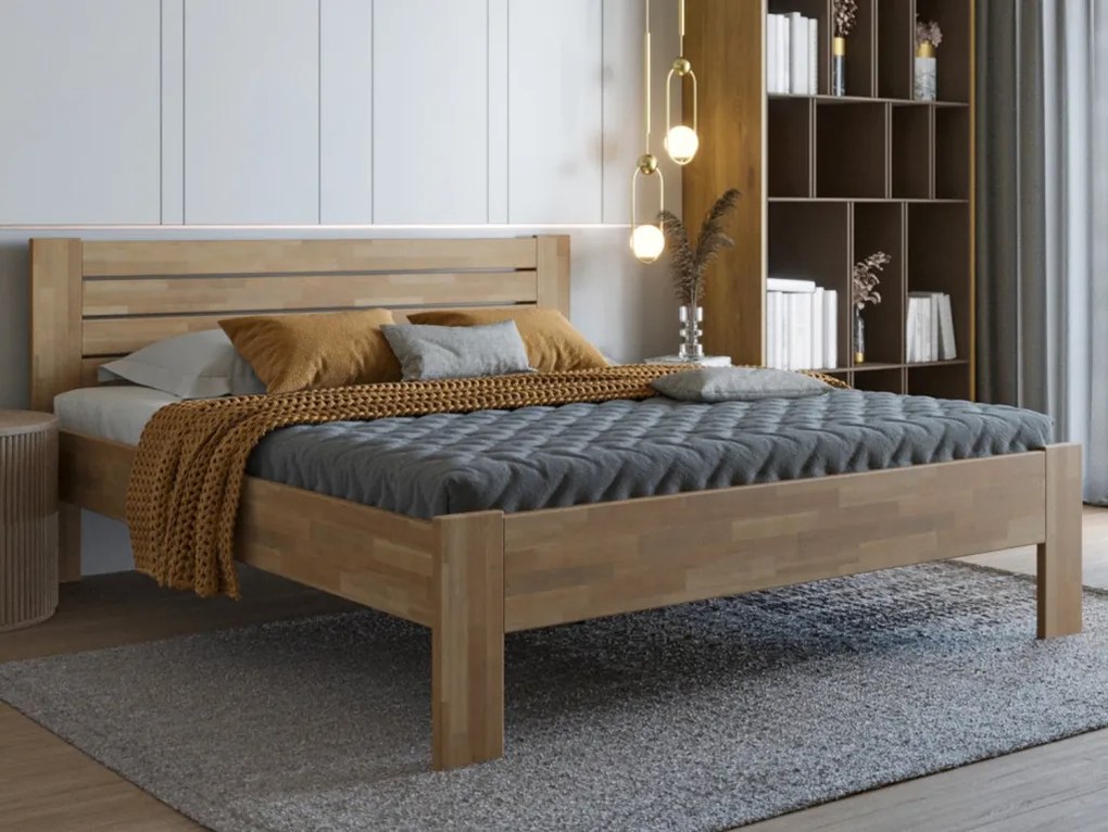 Posteľ Irma 180x200 cm, prírodný buk