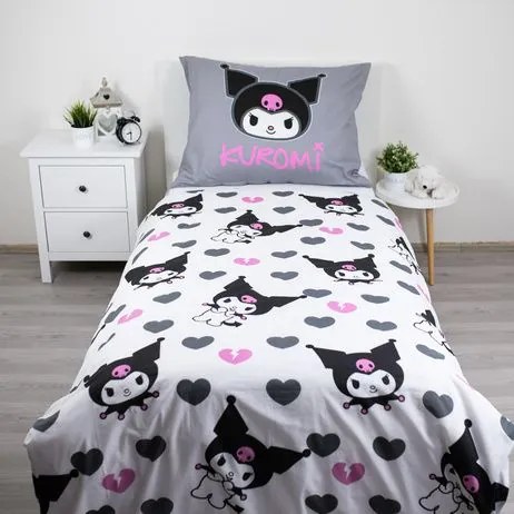 Jerry Fabrics Bavlnené obliečky 140x200 + 70x90 cm - Kuromi