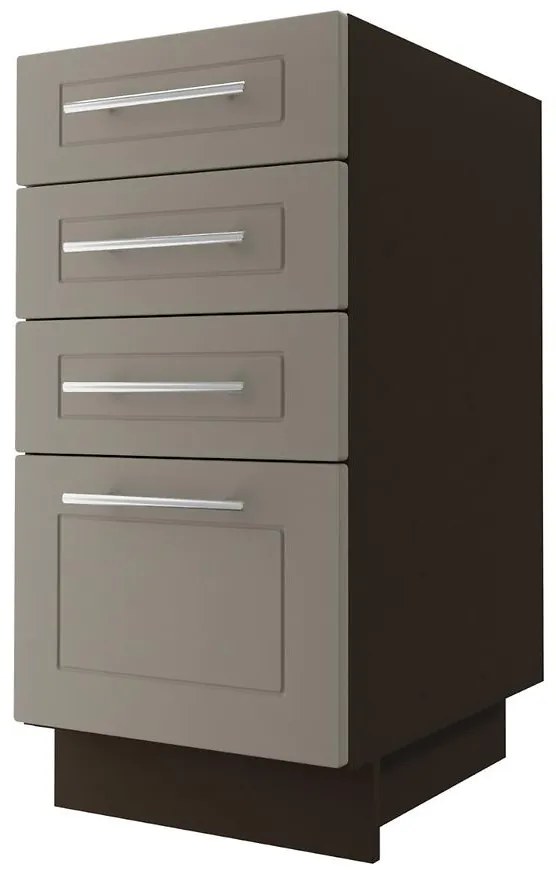 Kuchynská skrinka D4M/40 Quantum beige mat/lava