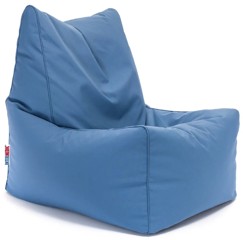 INTERMEDIC SK Sedací vak Solid Outdoor Farba: M17 - modrá