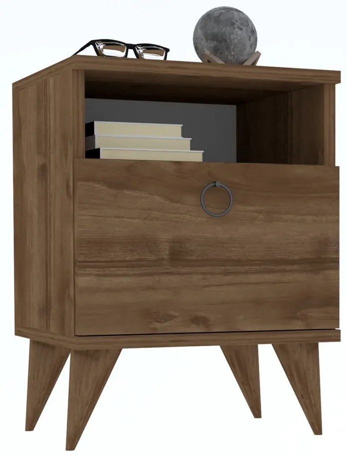 Nočný stolík Barlo Walnut
