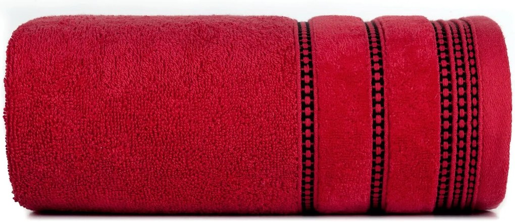 BAVLNENÝ UTERÁK AMANDA7 70X140 CM ČERVENÁ