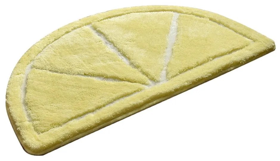 Žltá kúpeľňová predložka 100x60 cm Limon – Foutastic