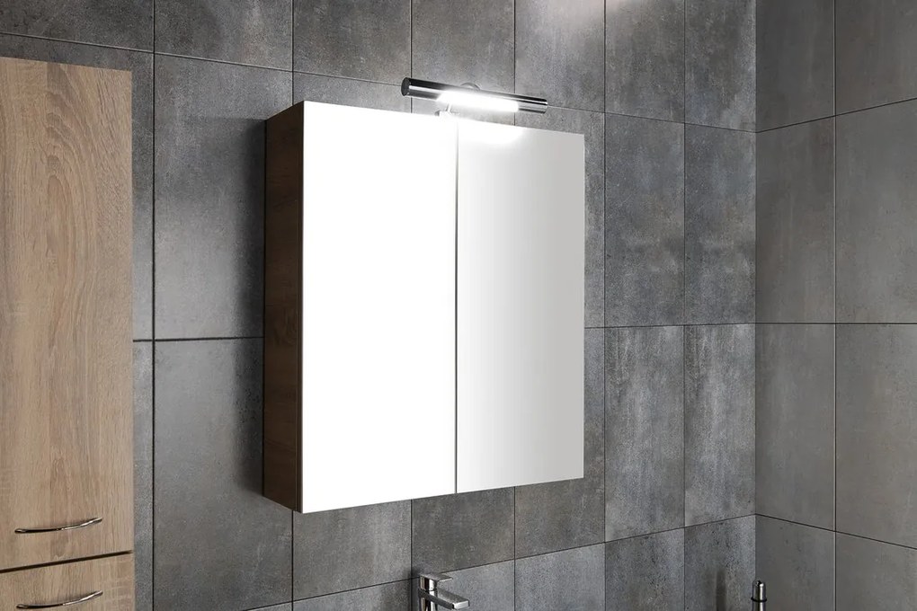 Aqualine Aqualine, VEGA galérka 60x70x18cm, dub platin, VG860