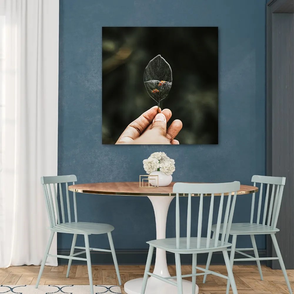 Gario Obraz na plátne Mini akvárium - Zehem Chong Rozmery: 60 x 60 cm