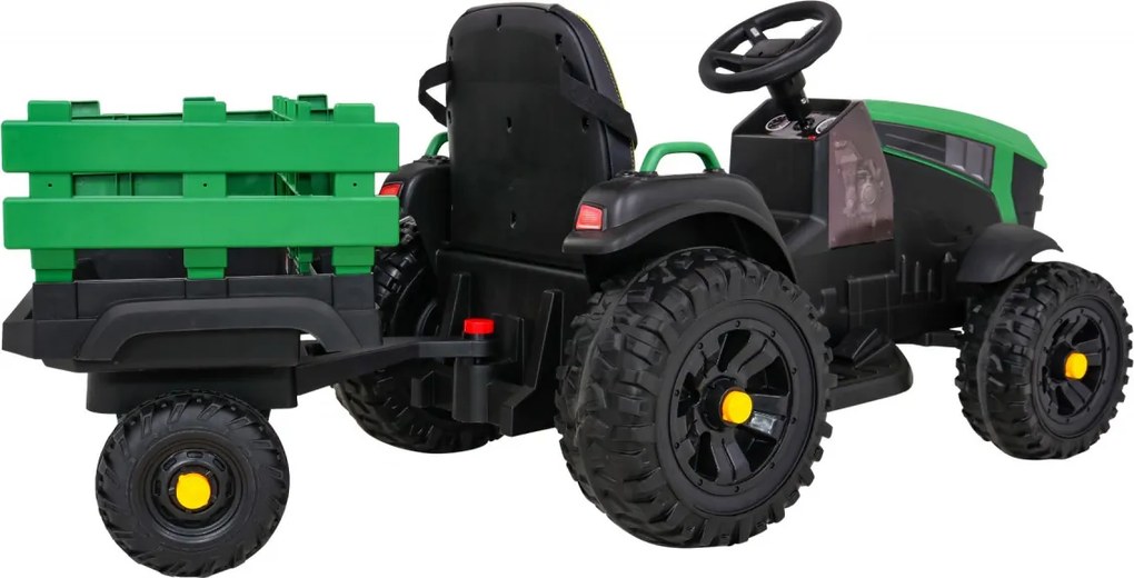Ramiz Titánový traktor s prívesom zelený