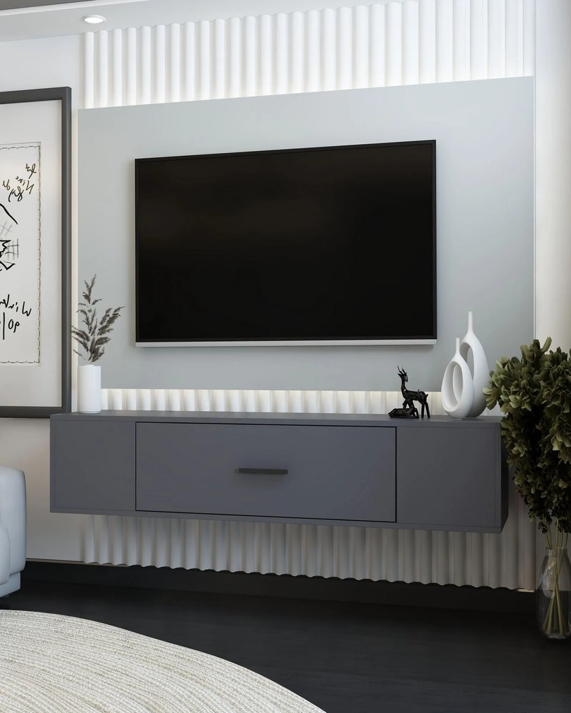 TV stolík/skrinka Kondor A (antracit). Akcia -16%. Vlastná spoľahlivá doprava až k Vám domov. 1127725