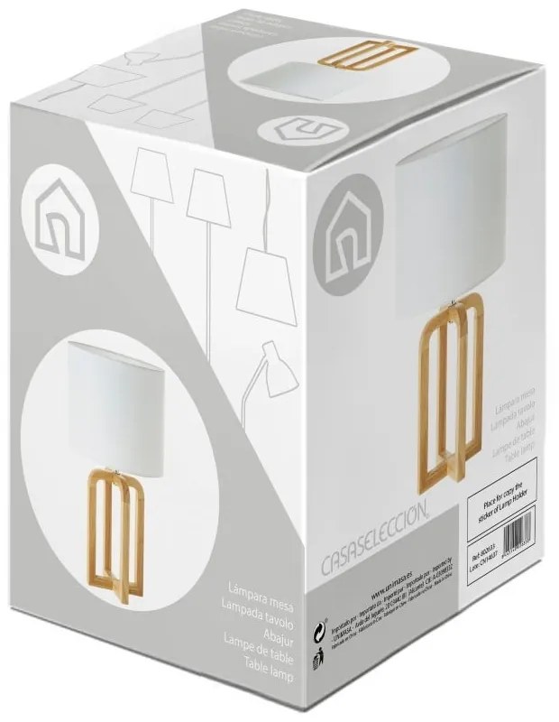 Lampa z dubového dreva Casa Selección