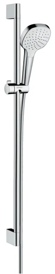 Hansgrohe Croma Select E, sprchová súprava 1jet so sprchovou tyčou 90 cm, biela/chrómová, HAN-26594400