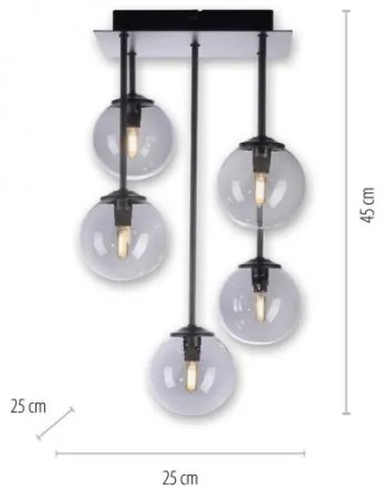 Paul Neuhaus 6719-18 - LED Luster na tyči WIDOW 5xG9/3W/230V