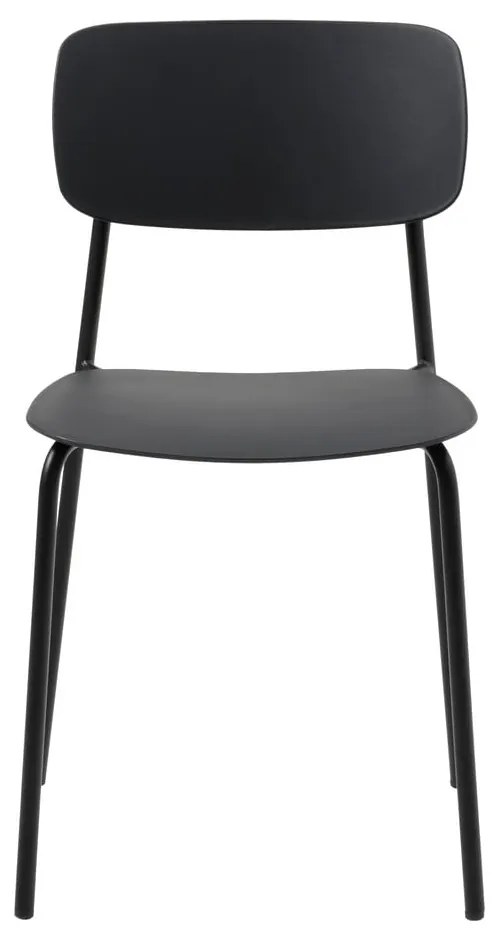 Čierne jedálenské stoličky v súprave 2 ks Kirkland – Unique Furniture