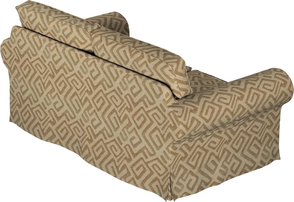 Poťah na sedačku Ektorp (rozkladacia, pre 2 osoby) NOVÝ MODEL 2012 farba produktu béžová látka zapletaná, vzorované