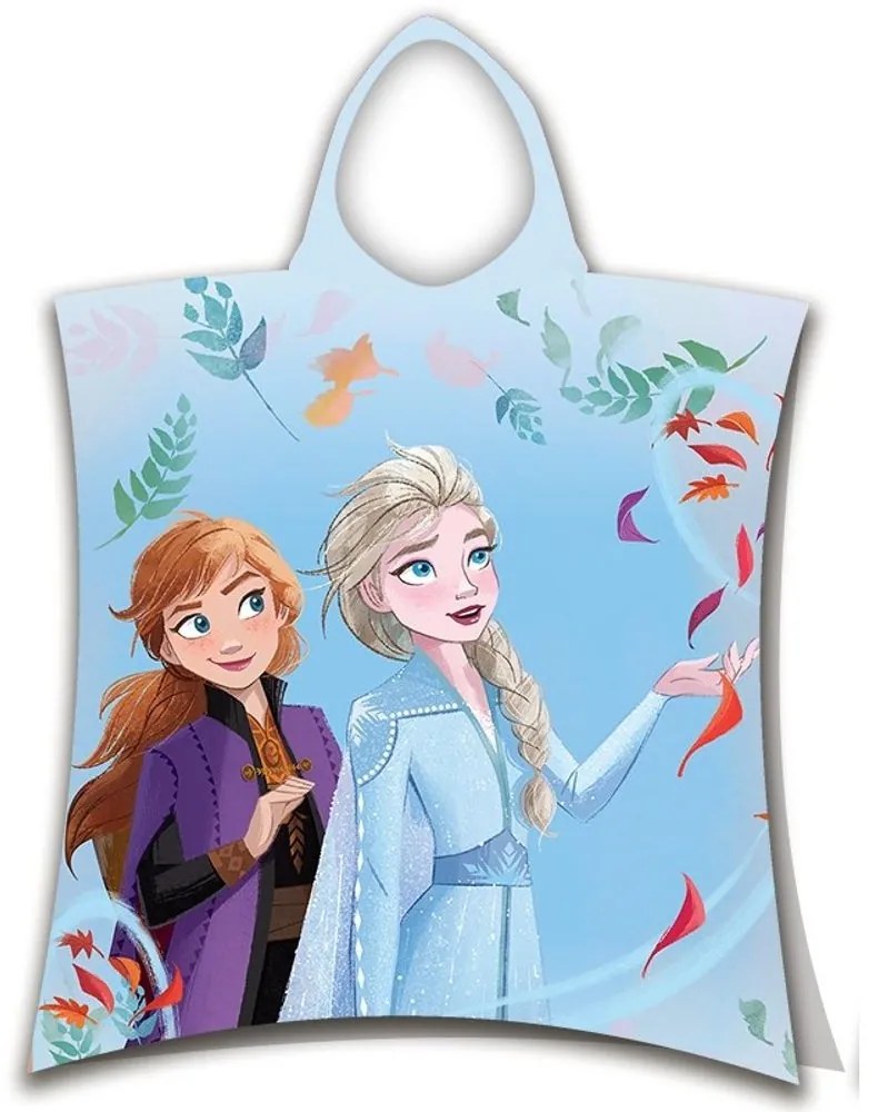 Jerry Fabrics Detské pončo-osuška - Lilo a Stitch - modrá