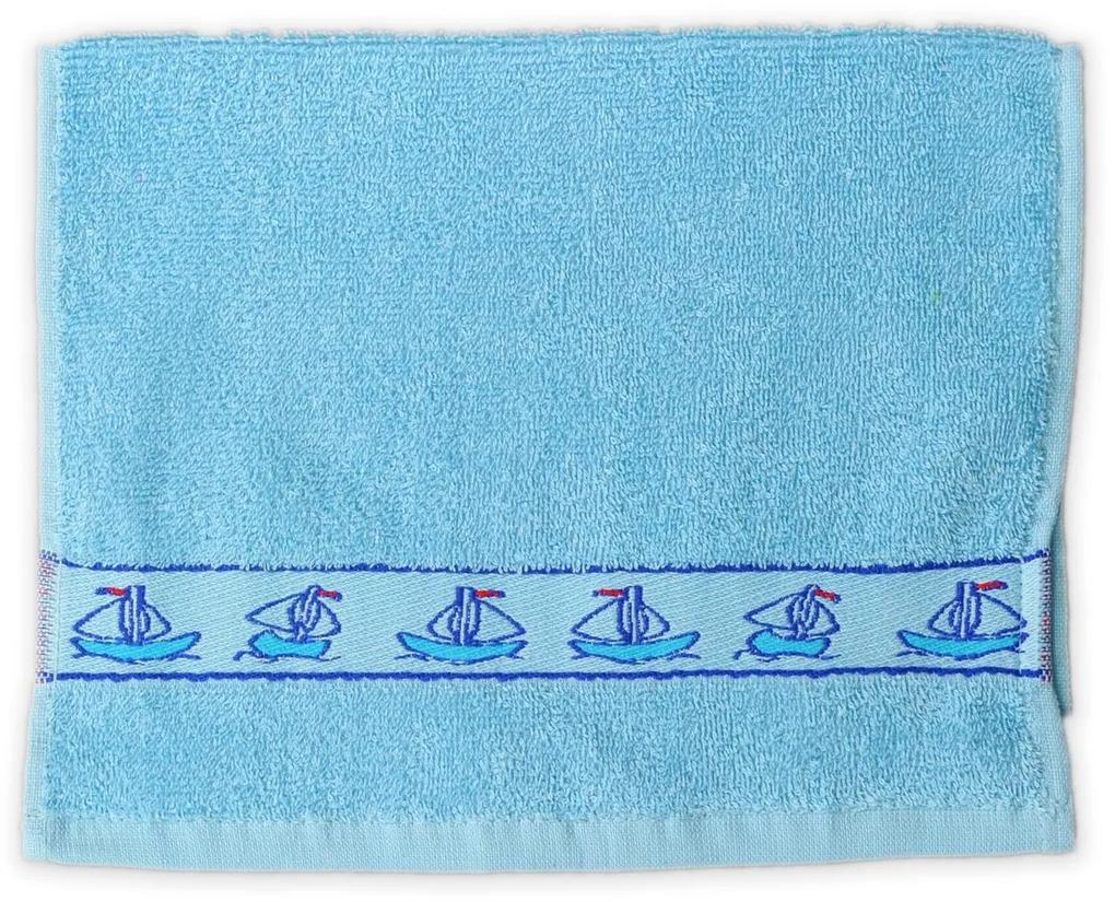 Detský uterák KIDS modrý 30x50 cm