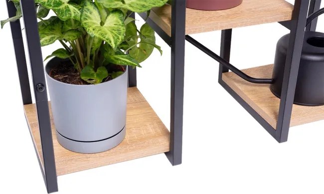 Stojan na kvety PANORAMA svetlý dub