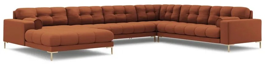 Rohová pohovka v tehlovej farbe (pravý roh) Bali – Cosmopolitan Design