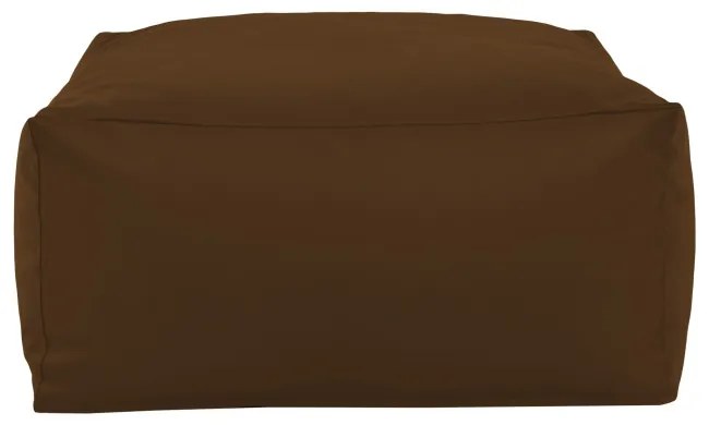 Taburetka hnedá kocka ekokoža