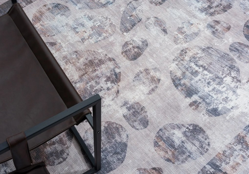 Kusový koberec Jess CA30031 creme – na von aj na doma, 160x230, šedá, chodba / predsieň, My Flair