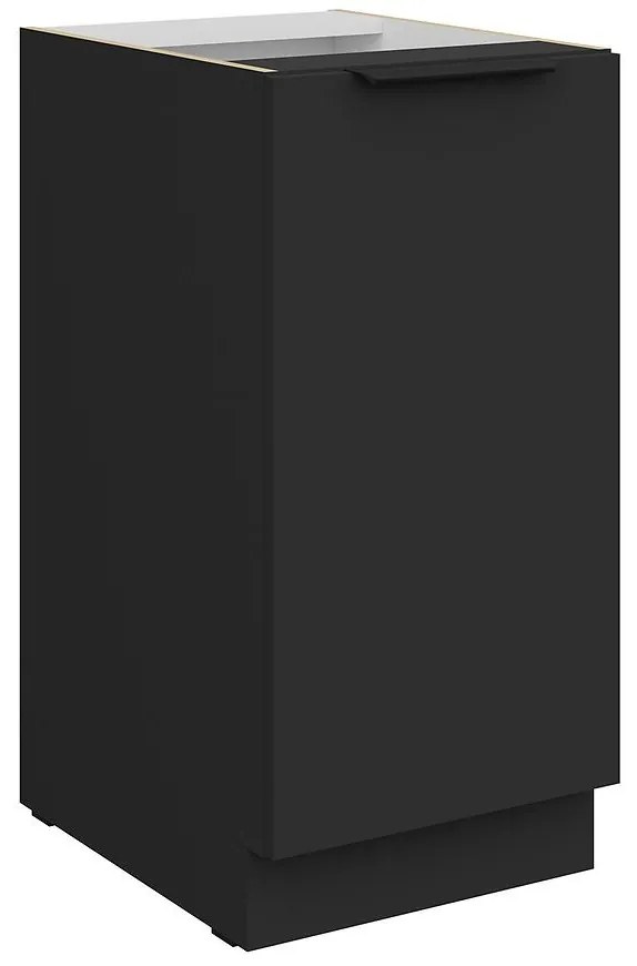 Kuchynská skrinka Aria-Bl/Bl Anti Fingerprint 40d 1f Bb