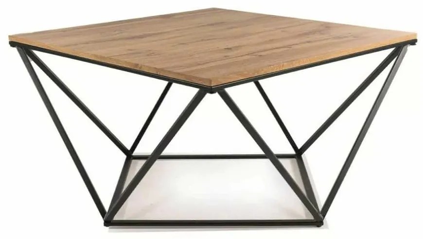 Konferenčný stolík Silver A IV, dub artisan / čierna