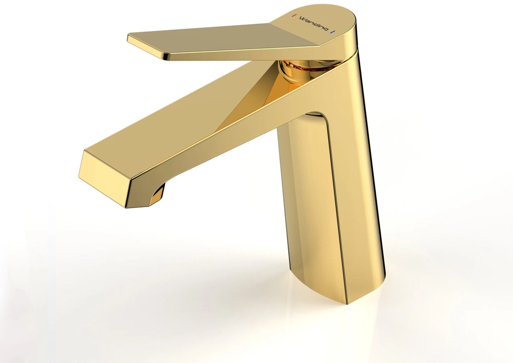 Gamma Roma, umývadlová batéria h-170, zlatá lesklá, GMA-BRU-GD