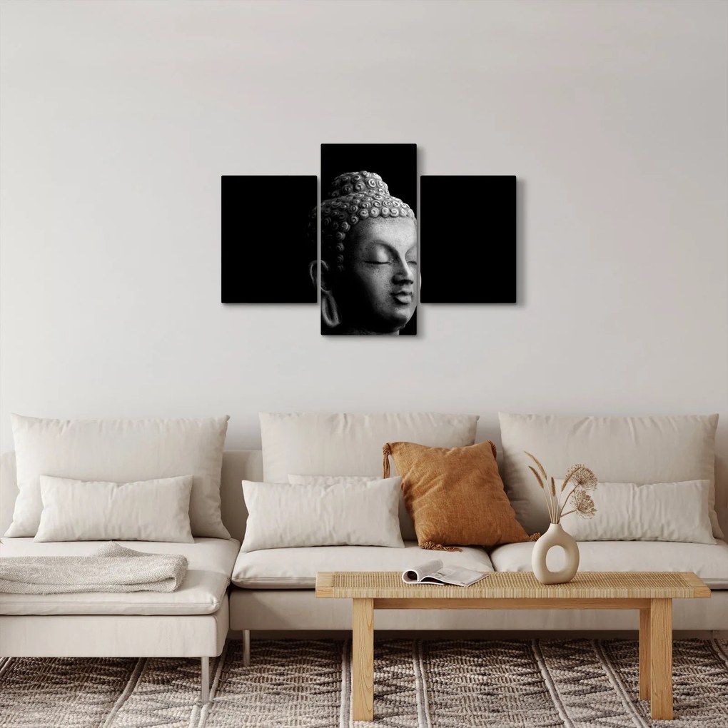 Obraz - Budha, portrét (90x60 cm)